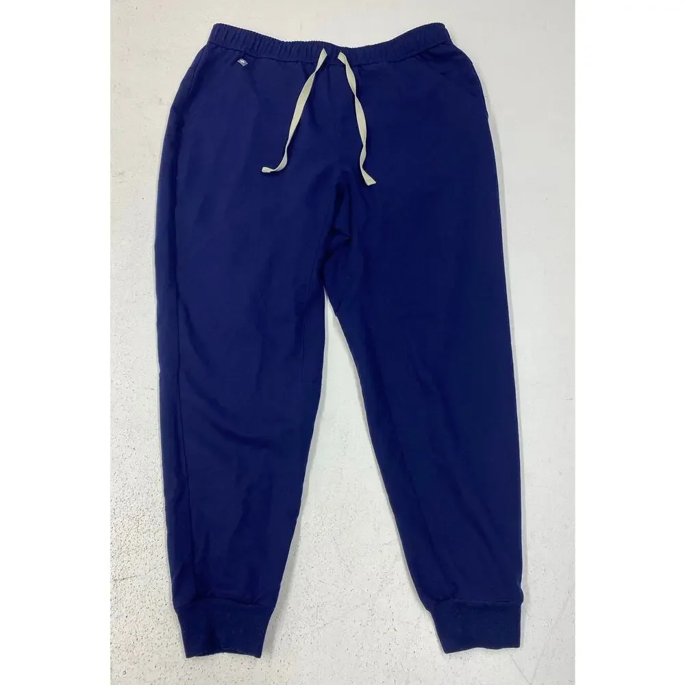 Men Figs 2-piece Chisec Top Tansen Jogger navy blue suit scrubs set, L